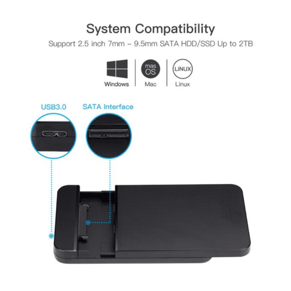 RACK HDD-2.5 SATA USB3.0 103 ZK – Image 2