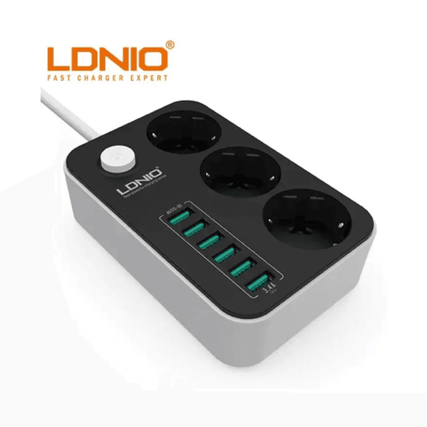 RALONGE LDNIO 2M 03-PRISE 06-USB 10A